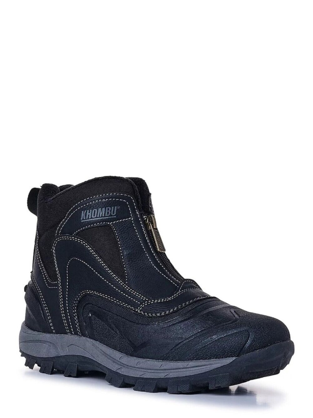 Men's Khombu Mason Faux Fur Lined Hybrid Winter Boots - Black - 12 - NIB